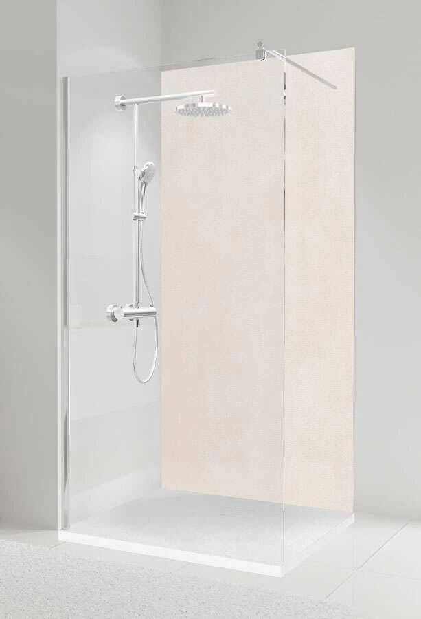 Schulte Decodesign Duschrückwand Dekor Putzoptik-Beige
