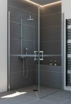 Breuer ELANA 6 Eckeinstieg Drehtür 2-teilig Horizontal Geteilt