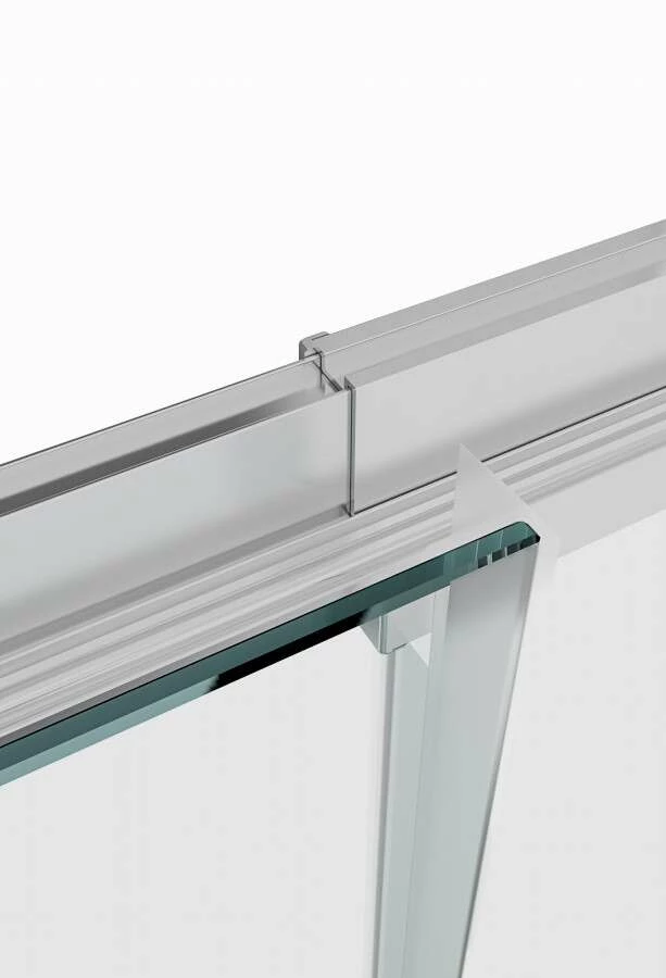 Duschmeister Max F 124 Eckeinstieg Mit Schiebetüren Flexibler Verstellbereich 77-90x190 Cm In Chrom – Bild 4