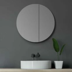 Duschmeister Spiegelschrank Royalux TR 60 Cm Rund