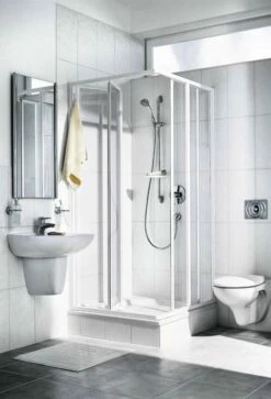 Kermi Ibiza 2000 Eckeinstieg Falttür Links Und Gleittür Rechts 2000 Mm Hoch