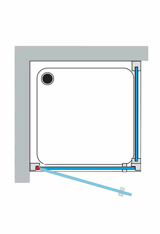 Breuer FARA 5 Drehtür Für Verkürzte Seitenwand – Bild 3