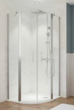 Breuer FARA 5 Runddusche Mit Drehtüren 4-teilig Radius 550 Mm