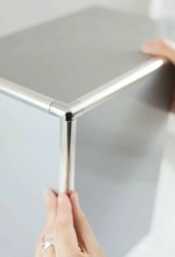 Breuer Eckprofil Für Rückwände 3-fach Stoß Rund