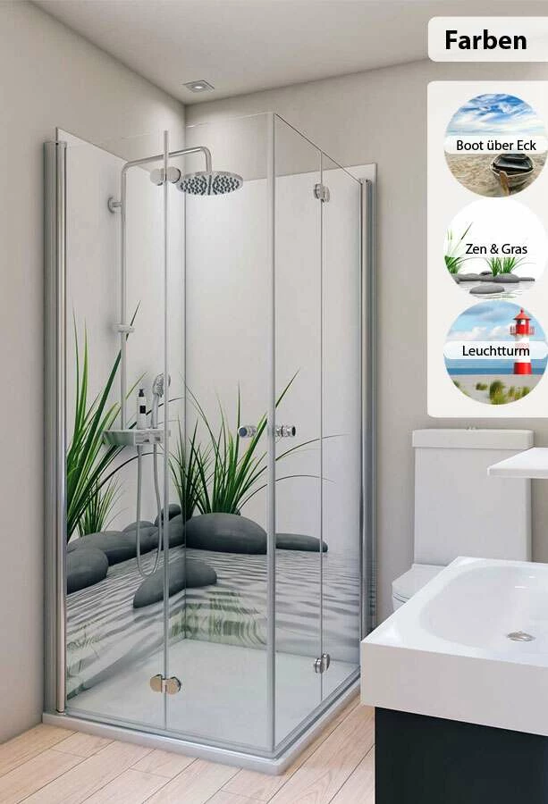 Breuer Duschrückwand Foto-Motive 2-seitig – Bild 2