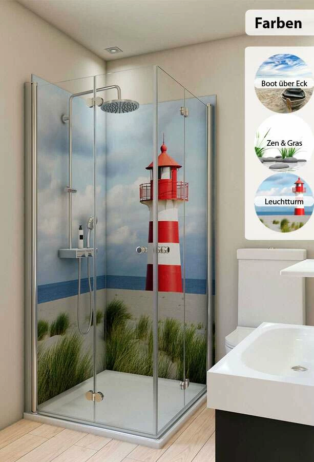 Breuer Duschrückwand Foto-Motive 2-seitig – Bild 3