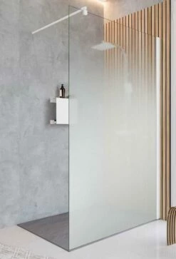 Schulte Alexa Style 2.0 Duschwand Walk In White Style Mit Dekor Bodennebel Express Plus