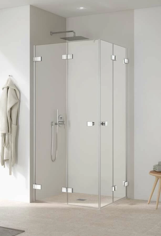 Kermi Mena Eckeinstieg Drehfalttüren Mit Wandbeschlag