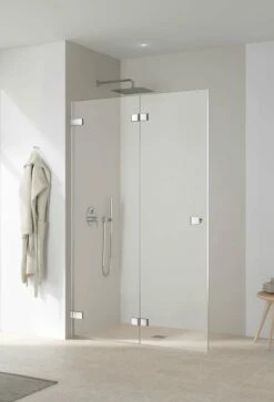 Kermi Mena Walk-In Drehfalttür Mit Wandbeschlag