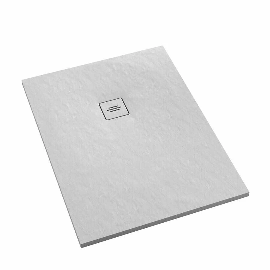 Ottofond Duschwanne Nevis Rechteck Mineralguss Steinstruktur Ultraleicht