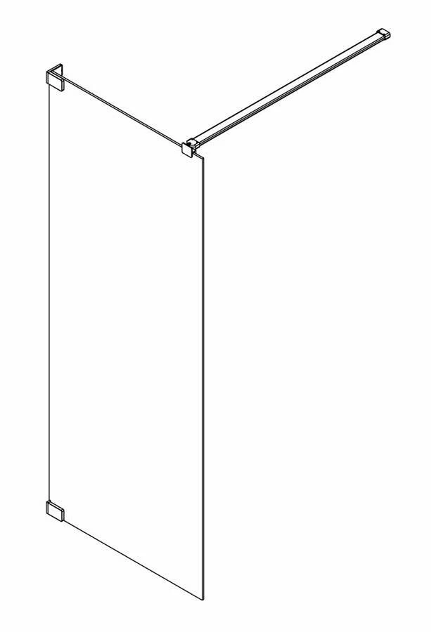 SCHÖNER WOHNEN-Kollektion Walk-In Dusche Fit 8 Mm Black Version – Bild 2