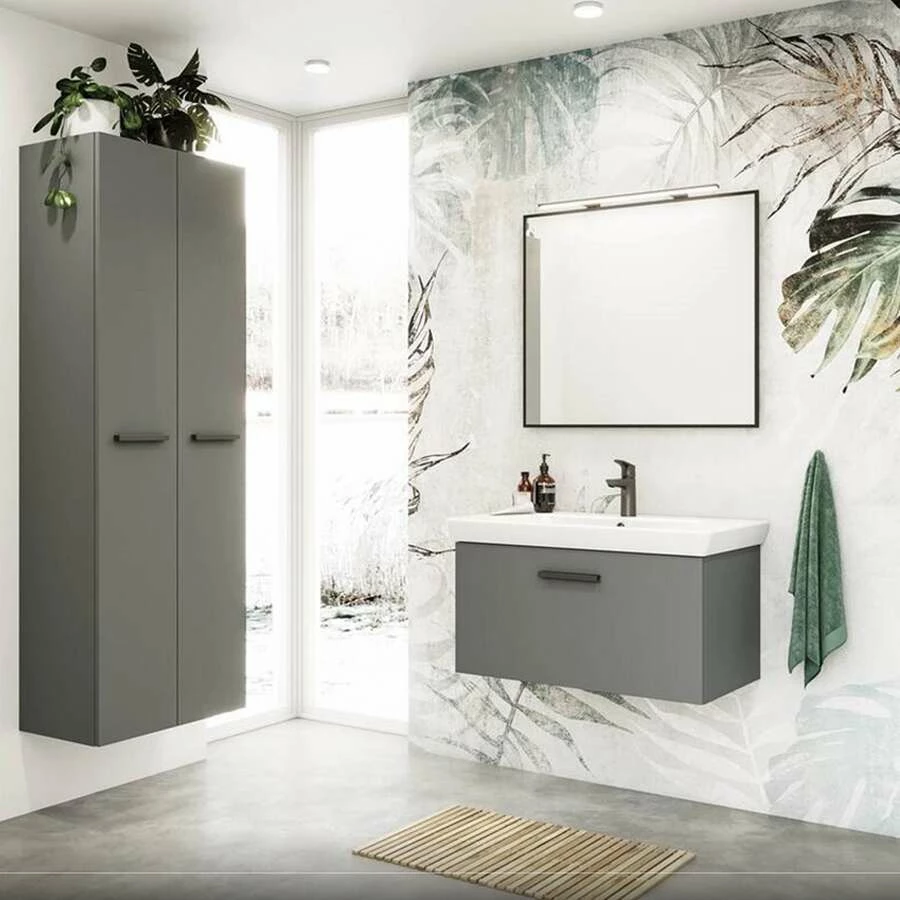 Dansani Rahmenspiegel Select Schwarz 70,4 X 120,4 Cm – Bild 2