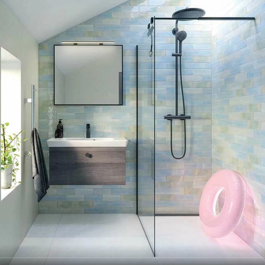 Dansani Rahmenspiegel Select Schwarz 70,4 X 120,4 Cm – Bild 3