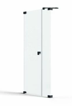 SCHÖNER WOHNEN-Kollektion Nischendusche Fit - Drehtür Mit Festteil In Flucht 8 Mm Black Version