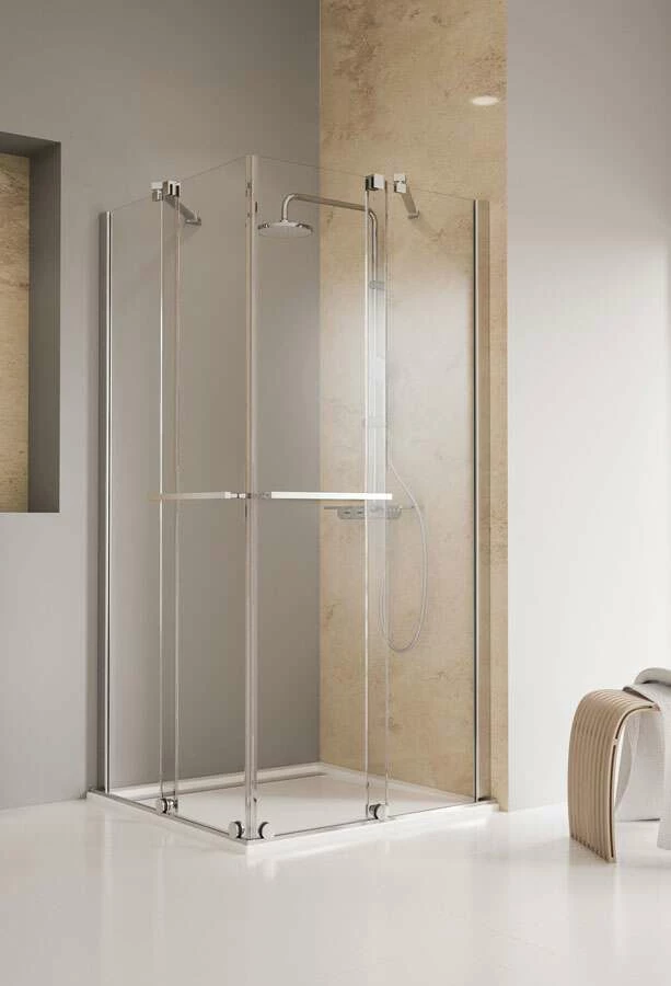 Schulte Toura Eckeinstieg SchiebetĂĽr Mit Rollen Unten 8 Mm