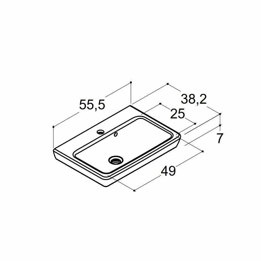 Dansani Spar-Set Multo+ Lotto Mit Spiegelschrank Und Lampe Weiß Hochglanz 55 Cm – Bild 6