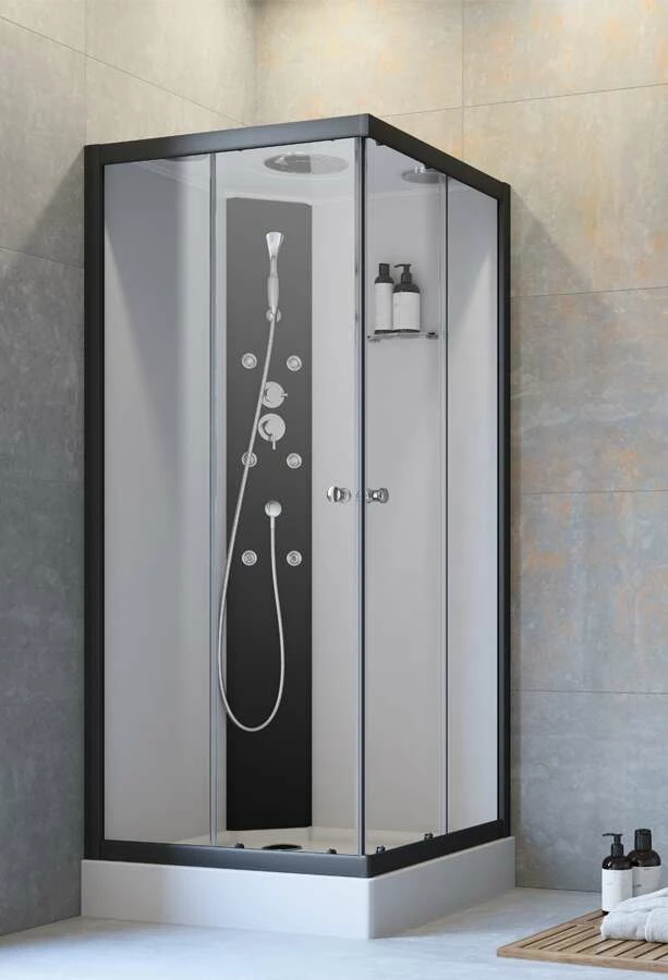 Maw By GEO Komplettdusche Fertigdusche FAST Eckeinstieg 90 X 90 X 215 Cm