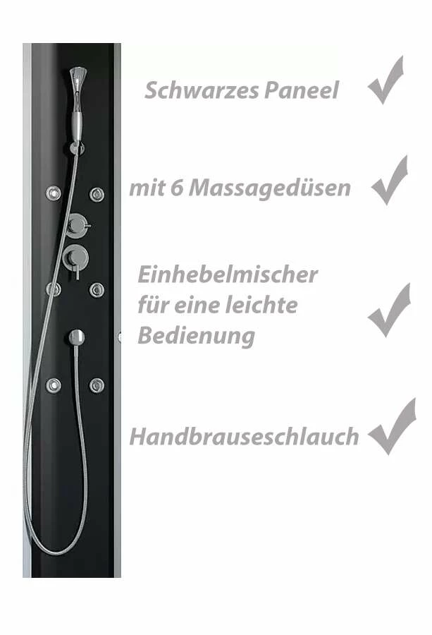 Maw By GEO Komplettdusche Fertigdusche FAST Eckeinstieg 90 X 90 X 215 Cm – Bild 3