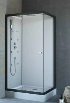 Maw By GEO Komplettdusche Fertigdusche FAST Fronteinstieg 110 X 80 X 215 Cm