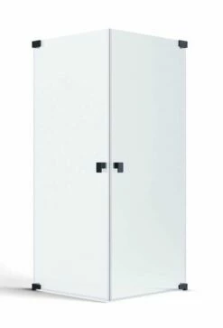 SCHÖNER WOHNEN-Kollektion Eckdusche Fit - Pendeltüren 8 Mm Black Version