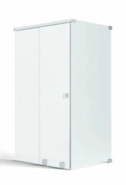 SCHÖNER WOHNEN-Kollektion Eckdusche Fit - Schiebetür Mit Seitenwand 8 Mm