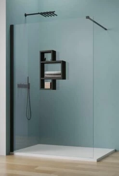 Maw By GEO FLEX Walk-In Mit Regal 8 Mm Blackline