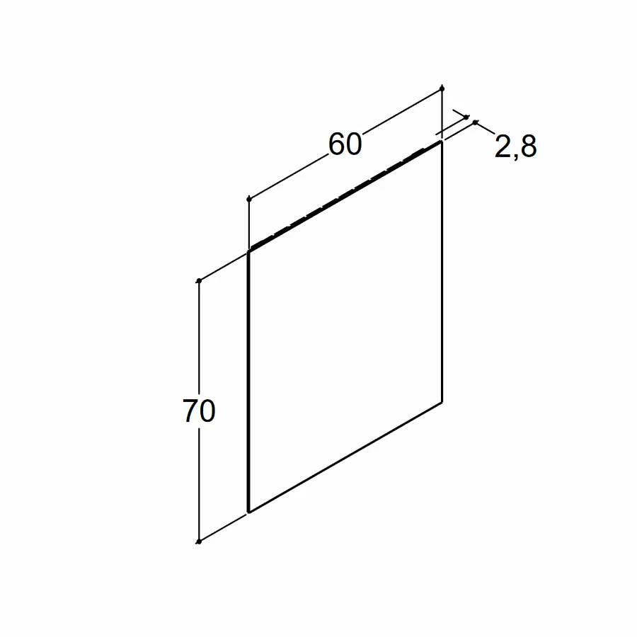 Dansani Spar-Set Multo+ Lotto Mit Spiegel Und Lampe Grau Matt 65 Cm – Bild 4