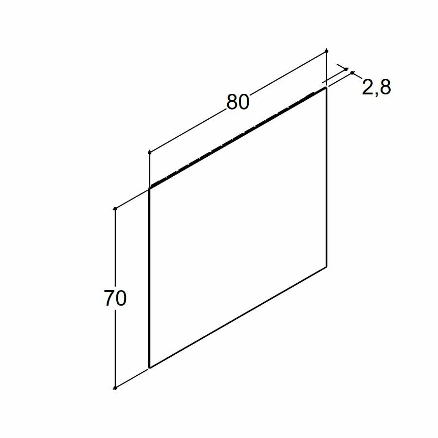 Dansani Spar-Set Multo+ Lotto Mit Spiegel Und Lampe Pine Grey 85 Cm – Bild 4