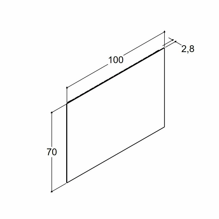 Dansani Spar-Set Multo+ Lotto XL Mit Spiegel Und Lampe Weiß Matt 105 Cm – Bild 4