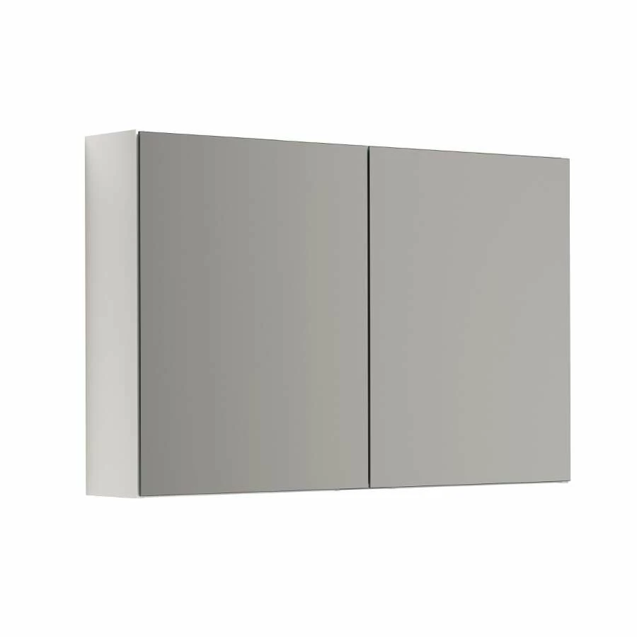 Dansani Spar-Set Multo+ Lotto XL Mit Spiegelschrank Und Lampe Weiß Hochglanz 105 Cm – Bild 3