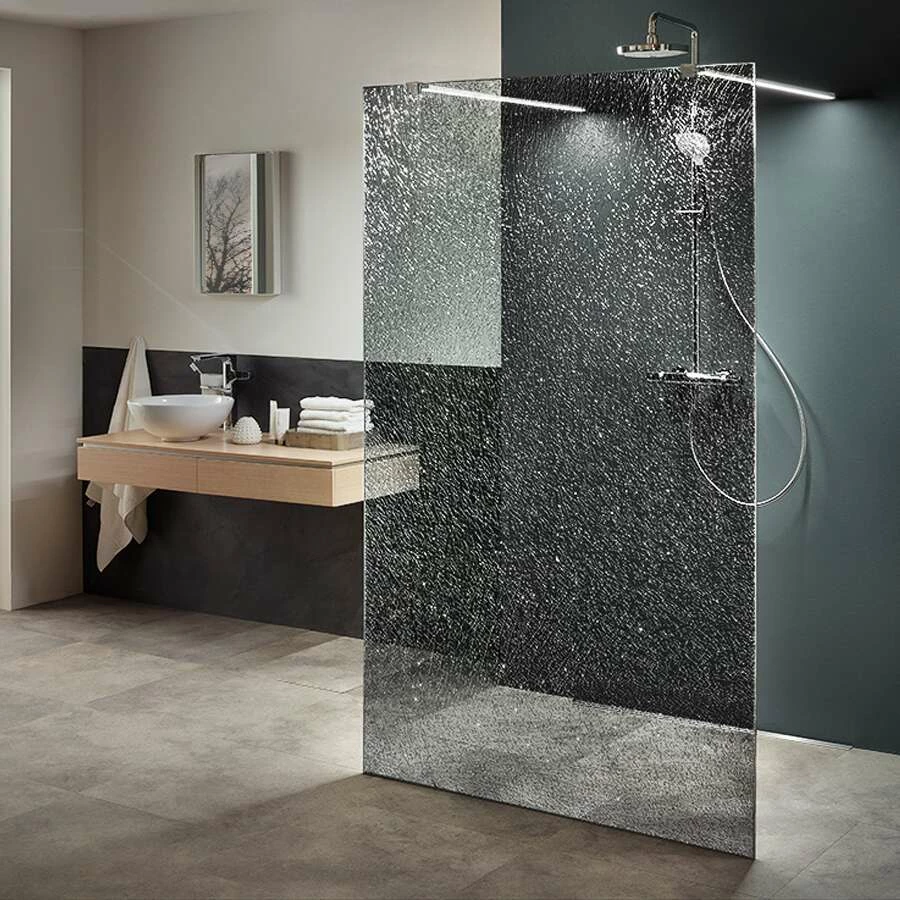 Maw By GEO LED Stabilisationsbügel Silbermatt Für Duschwändefür Glasstärke 12-14 Mm – Bild 2