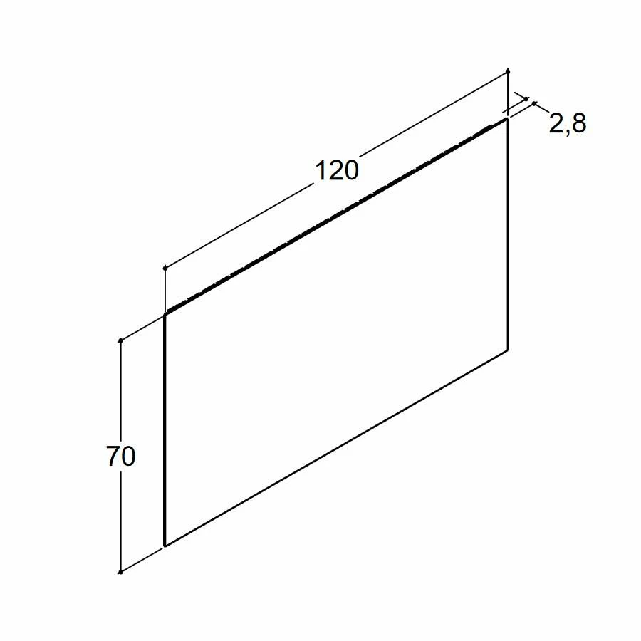 Dansani Spar-Set Multo+ Lotto XL Mit Spiegel Und Lampe Schwarz Struktur 125 Cm – Bild 4