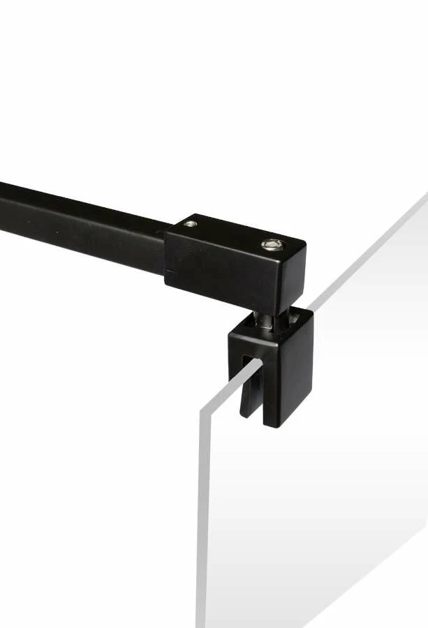 Dusar Walk In Palladium Neo 6 Mm Duschwand 90x200 Cm Nano-Clean-Beschichtung Grauglas – Bild 3