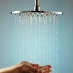 Schulte Classic Plus Kopfbrause Rund 250 Mm Messing Verchromt Flach