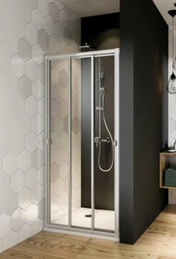 Breuer FARA 4 Schiebetür 3-teilig Für Nische Oder Für Verkürzte Seitenwand