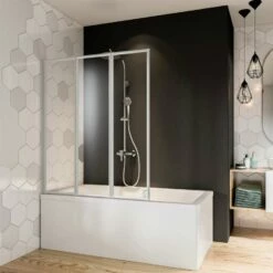 Breuer FARA 4 Faltwand 3-teilig Für Badewanne