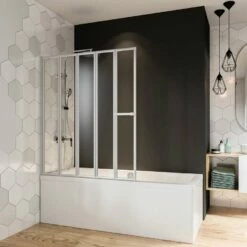 Breuer FARA 4 Faltwand 5-teilig Für Badewanne