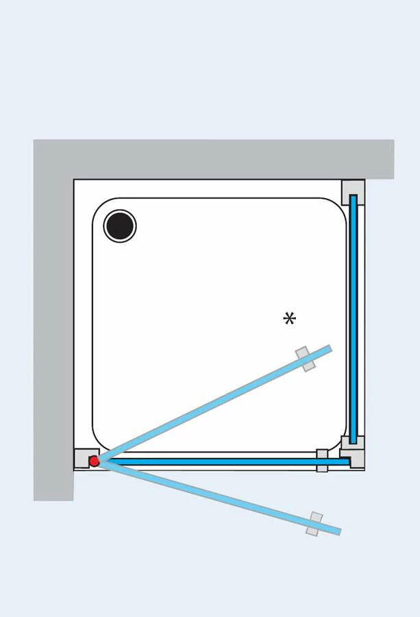 Breuer First Glass Drehtür Mit Seitenwand An Badewanne – Bild 3
