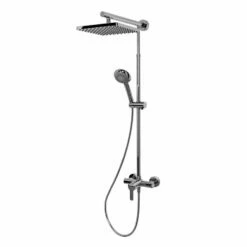 Schulte Duschmaster Rain Mit Einhebelmischer, Kopfbrause Eckig