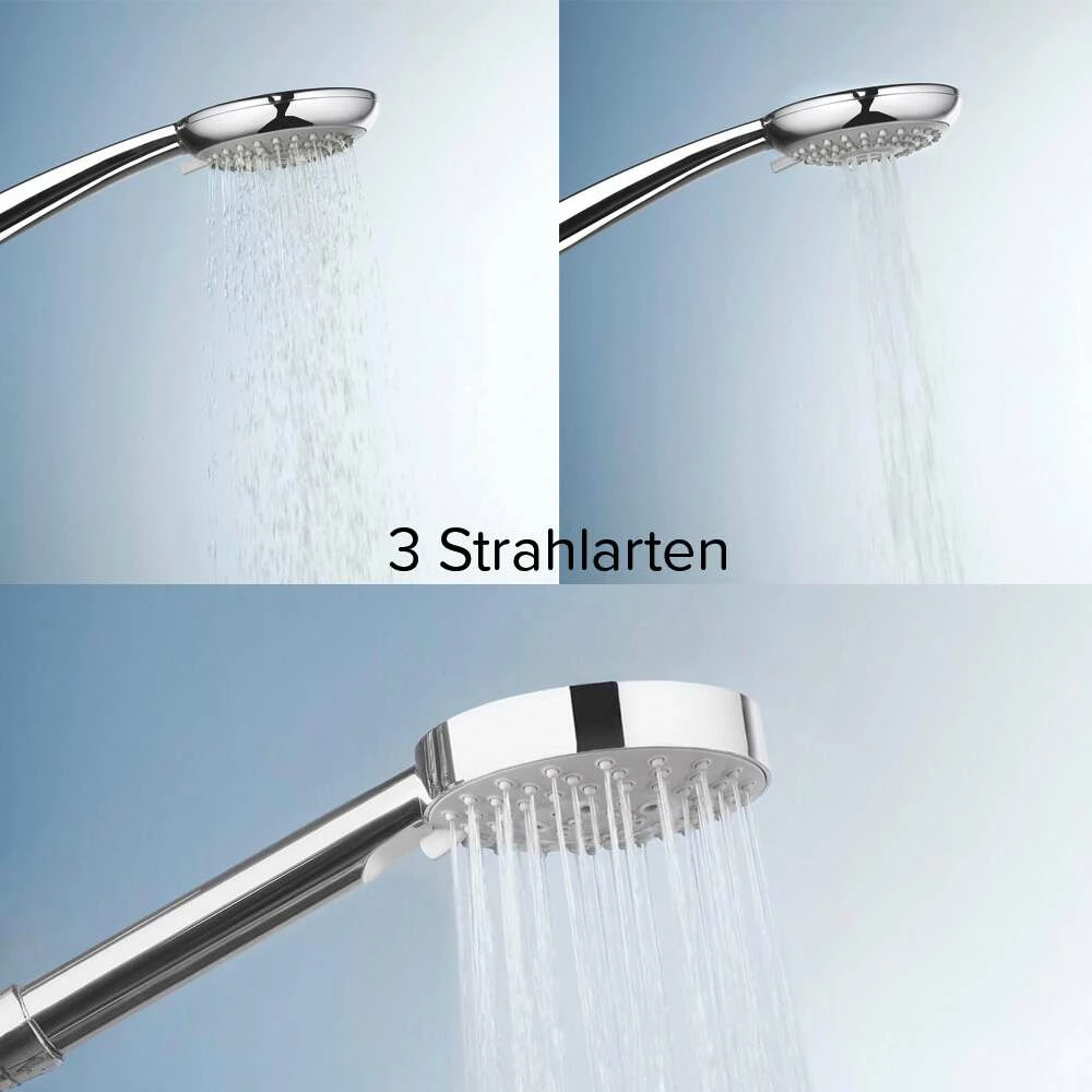 Schulte Duschmaster Rain Mit Einhebelmischer, Kopfbrause Eckig – Bild 2