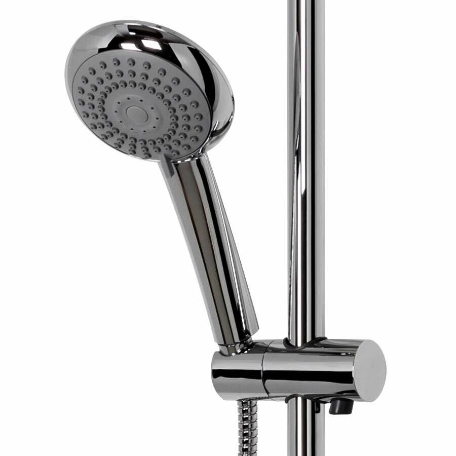 Schulte Duschmaster Rain Mit Einhebelmischer, Kopfbrause Eckig – Bild 4