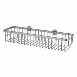 Tesa Aluxx Duschkorb Modern Einstöckig, Extra Breit