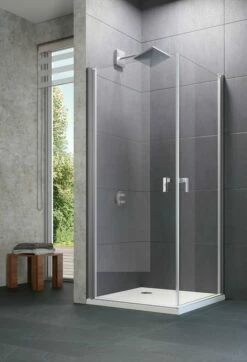 Hüppe Design Pure Schwingtür-Eckeinstieg