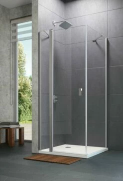 Hüppe Design Pure Schwingtür Mit Festen Segmenten