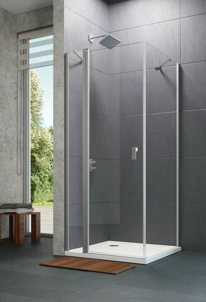 Hüppe Design Pure Schwingtür Mit Festen Segmenten