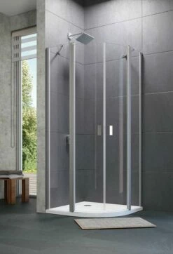 Hüppe Design Pure Runddusche 2-flügelig Viertelkreis