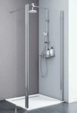 Schulte Alexa Style 2.0 Duschwand Walk In 5 Mm Mit Beweglichem Element
