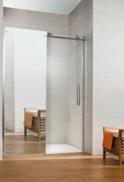 Schulte MasterClass Schiebetür Gleittür In Nische Spiegelglas 8 Mm