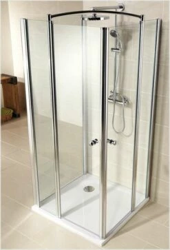 Schulte Garant U-Kabine Eckeinstieg Delta Lux II Inklusive Seitenwand