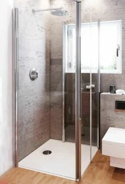 Schulte Garant Als U-Kabine Mit Drehfalttür Für Fensterlösung